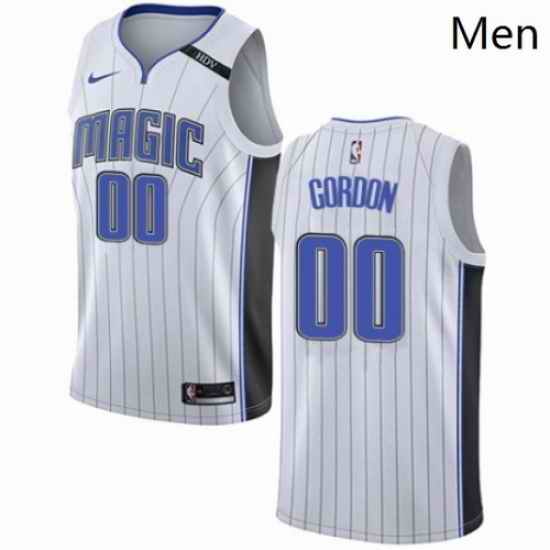 Mens Nike Orlando Magic 0 Aaron Gordon Swingman NBA Jersey Association Edition